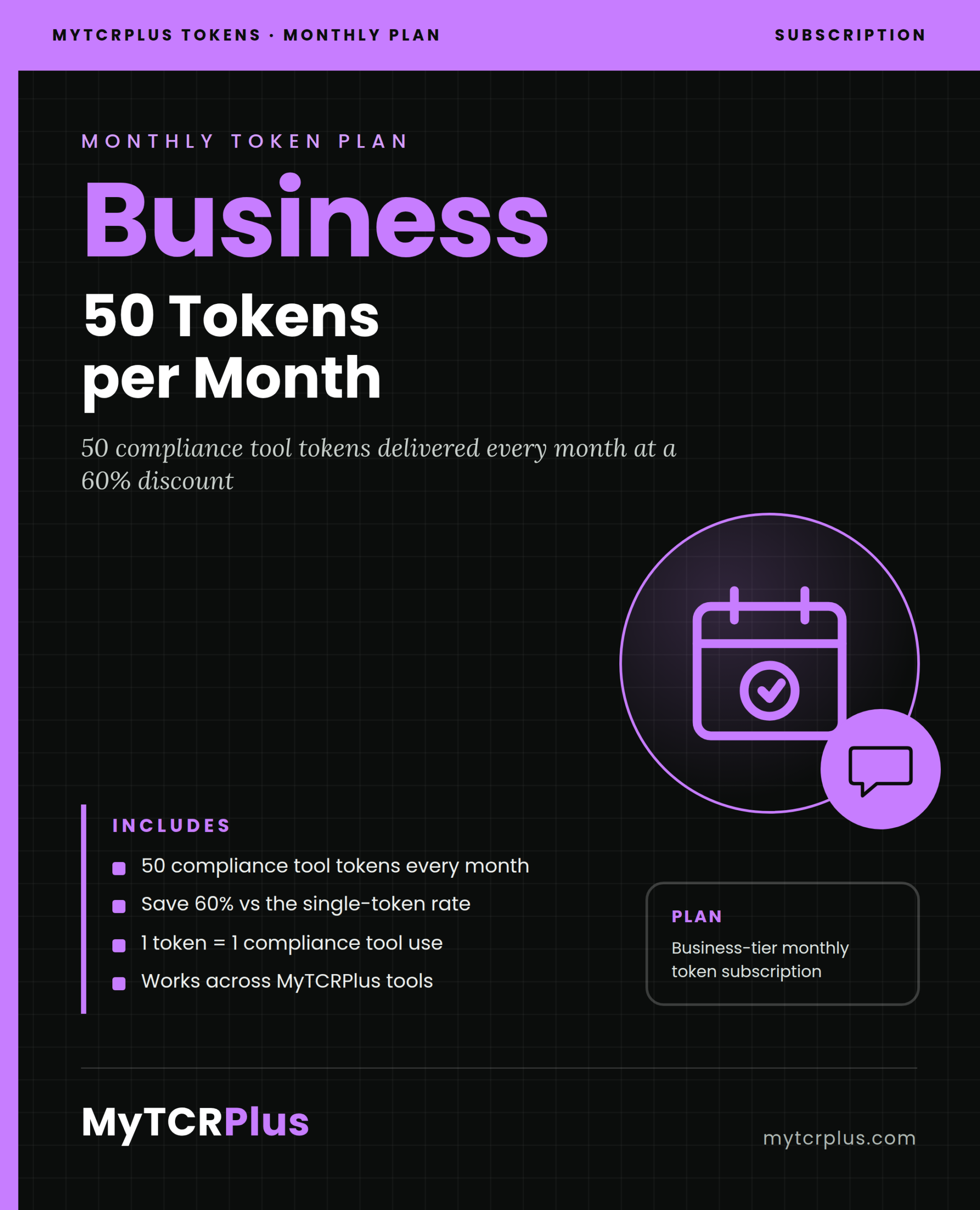Business – 50 Tokens cover