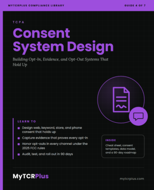 TCPA Consent System Design (PDF Book)