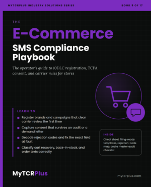 E-Commerce SMS Compliance Playbook (PDF Book)