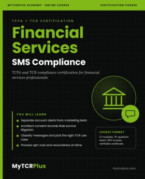Financial Services SMS Compliance Training Course