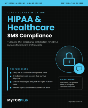 HIPAA & Healthcare SMS Compliance Training Course