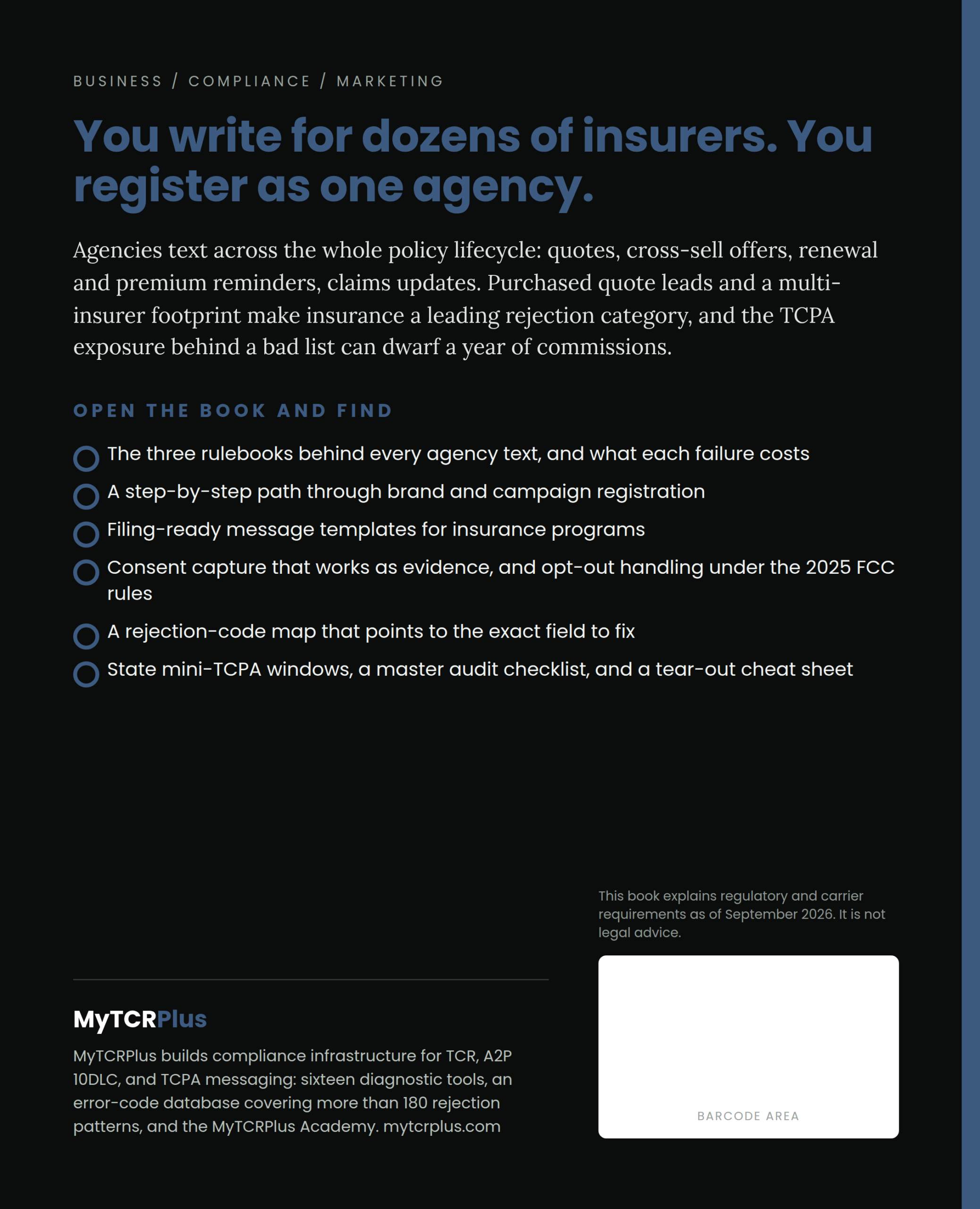 Insurance SMS Compliance Playbook (PDF Book) - Image 2