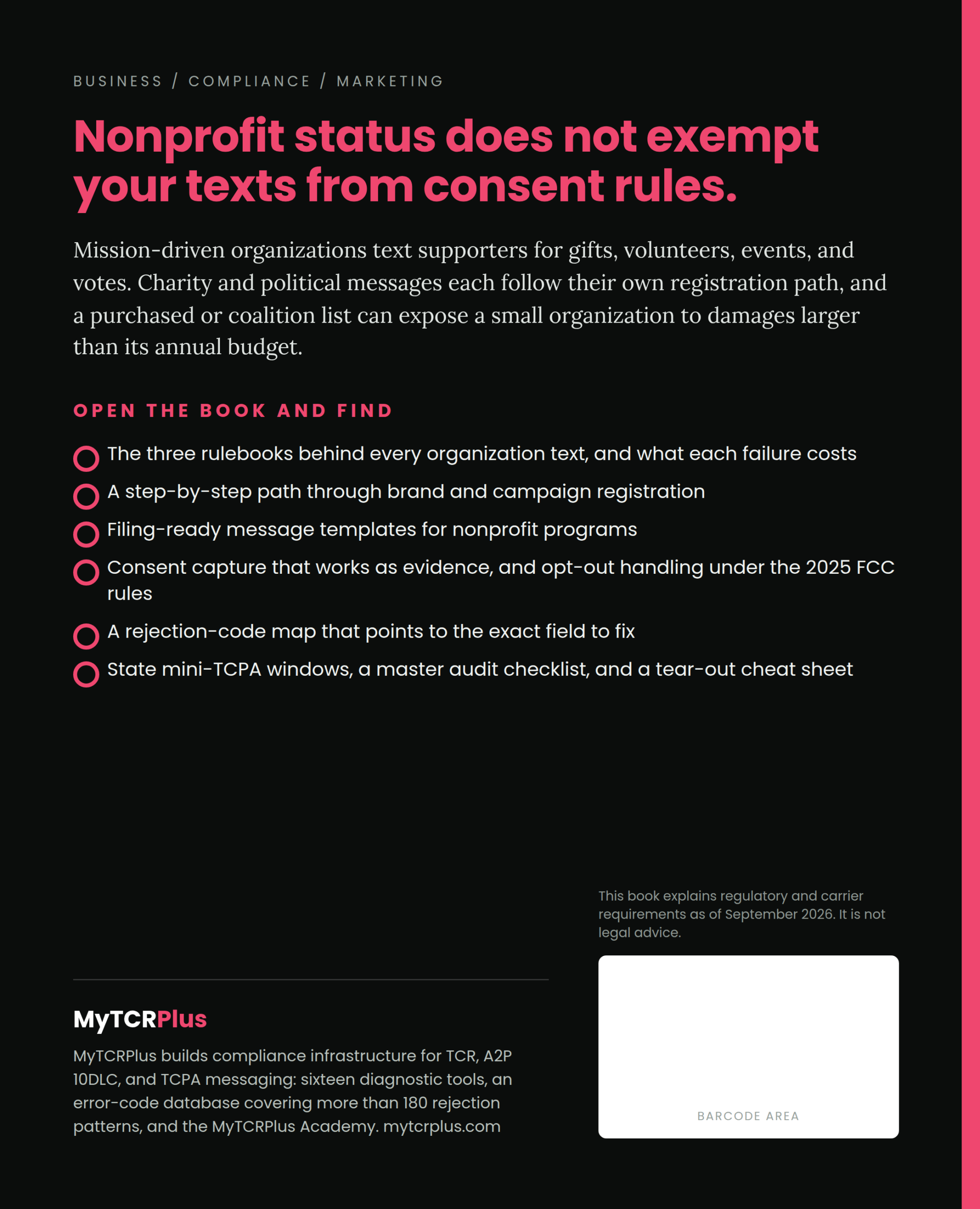 Nonprofit SMS Compliance Playbook (PDF Book) - Image 2
