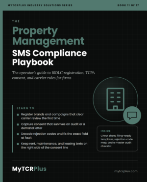 Property Management SMS Compliance Playbook (PDF Book)