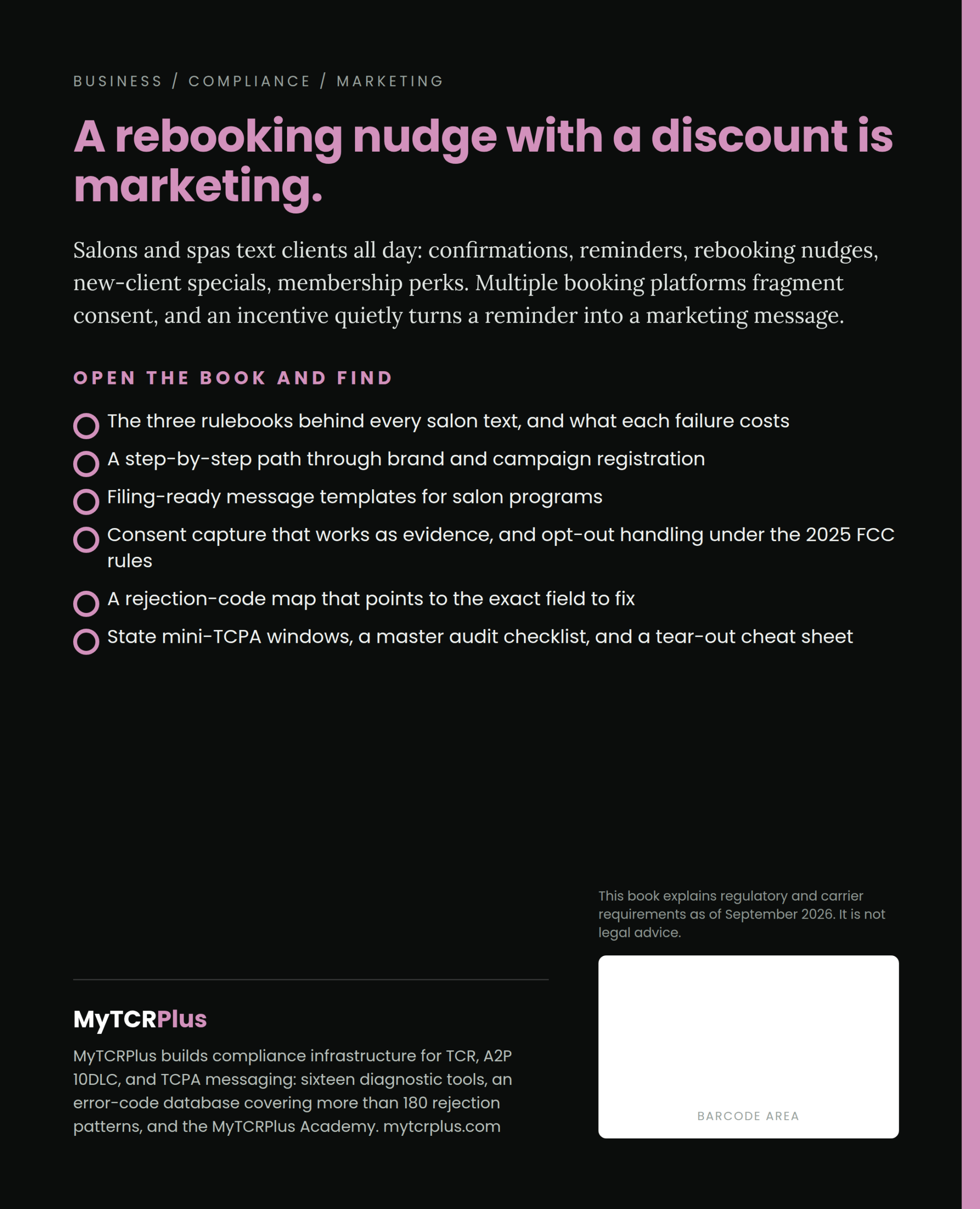 Salon SMS Compliance Playbook (PDF Book) - Image 2