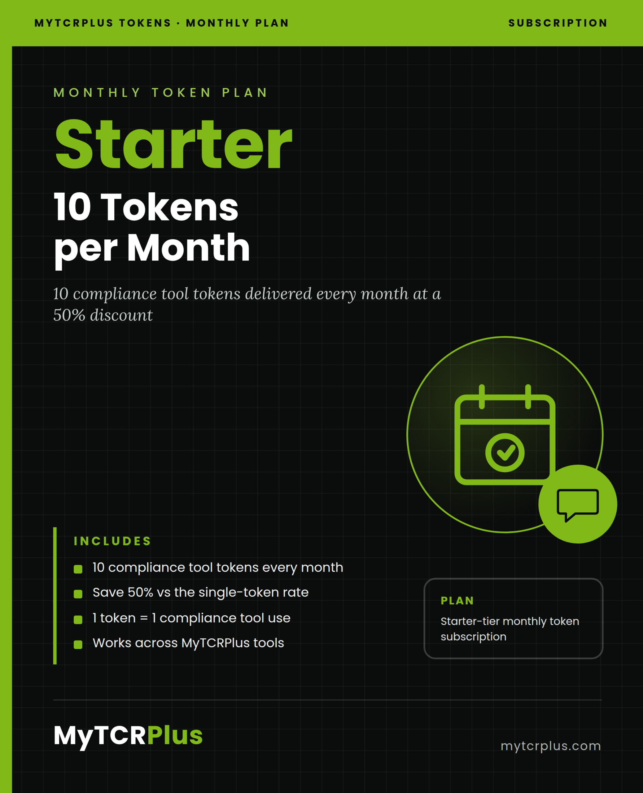 Starter – 10 Tokens cover