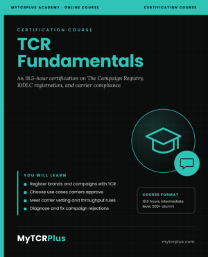TCR Fundamentals Course cover