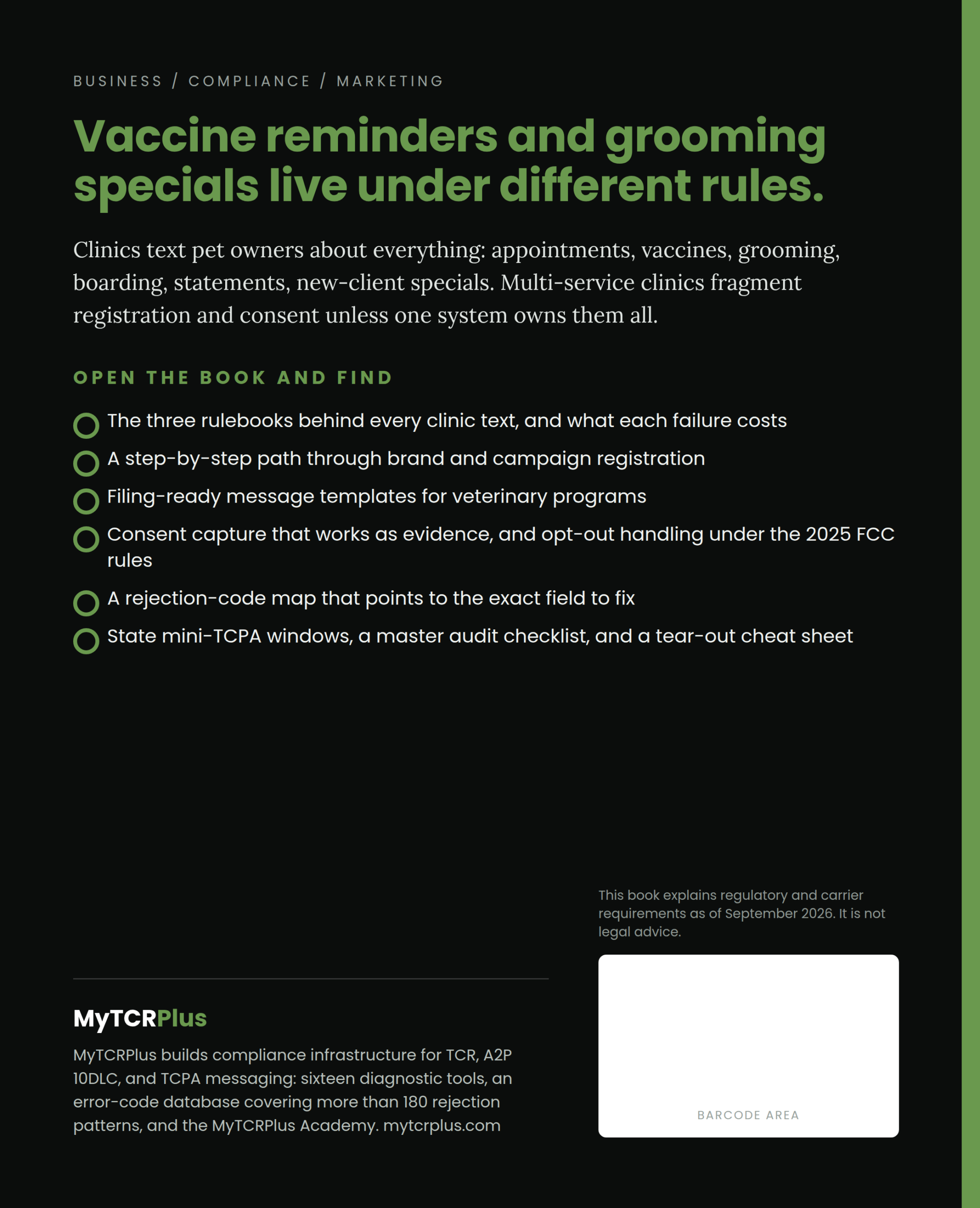Veterinary SMS Compliance Playbook (PDF Book) - Image 2