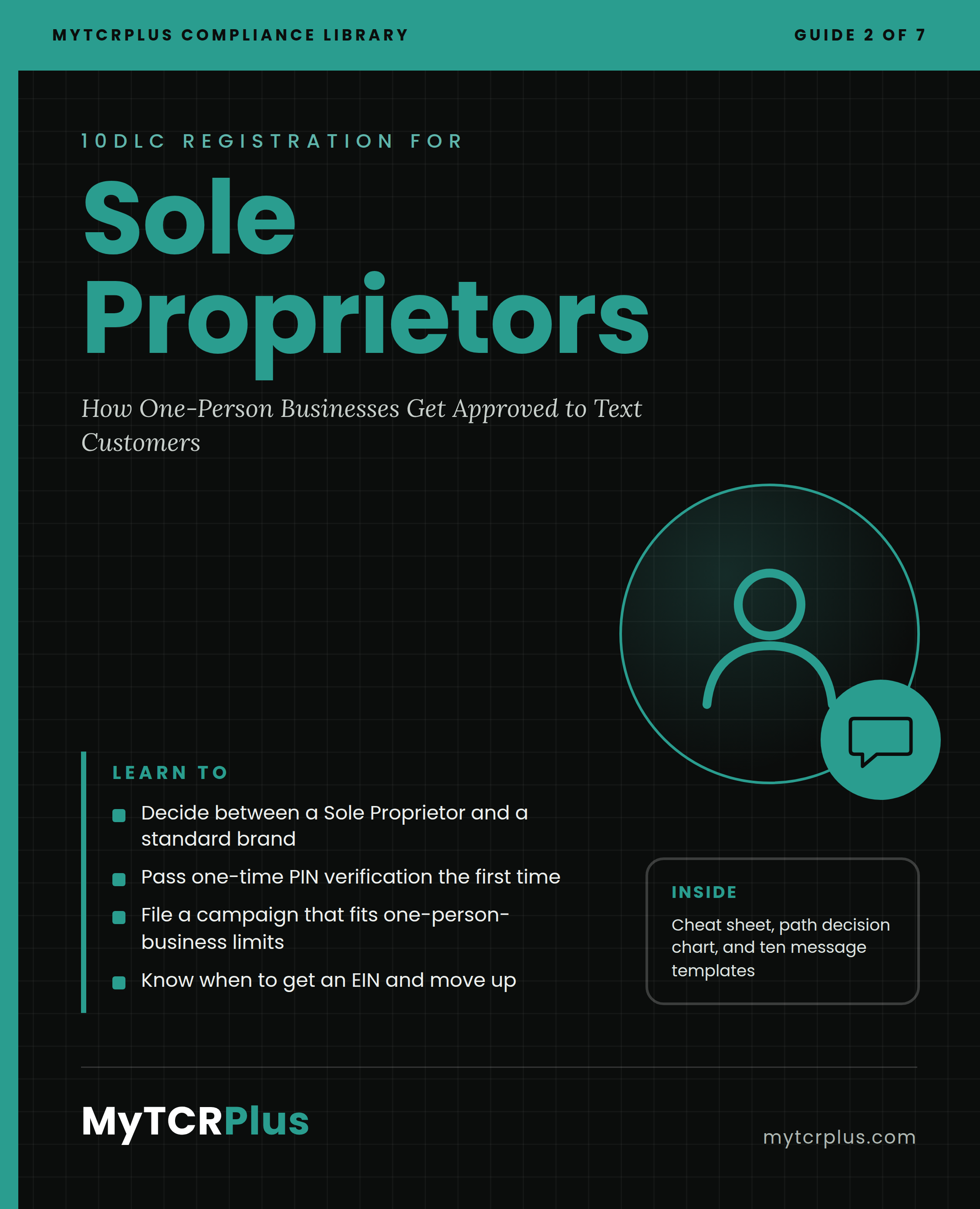 10DLC Registration for Sole Proprietors front cover