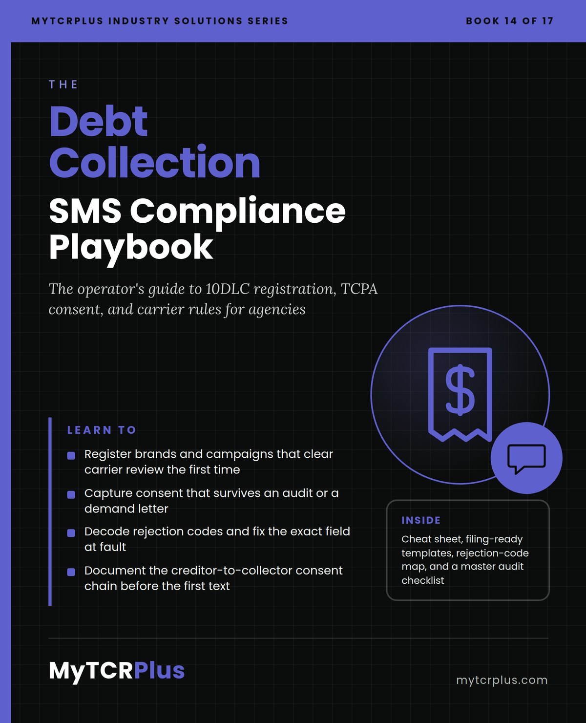 Debt Collection SMS Compliance Playbook front cover
