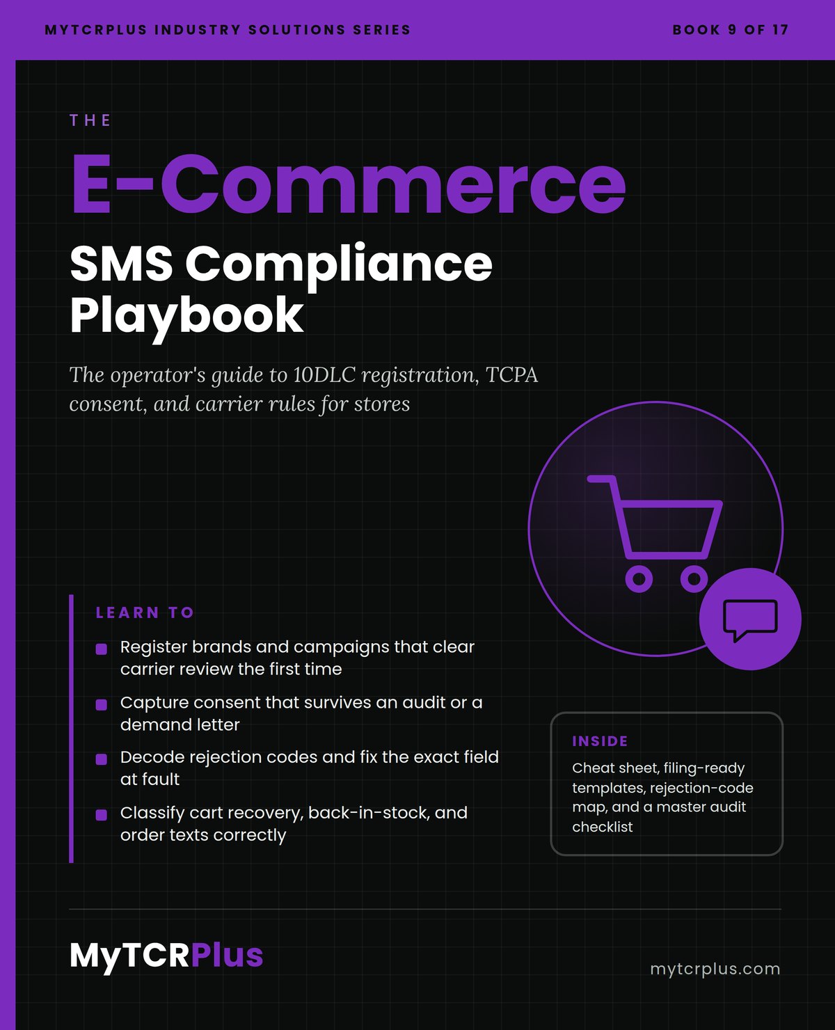 E-Commerce SMS Compliance Playbook front cover