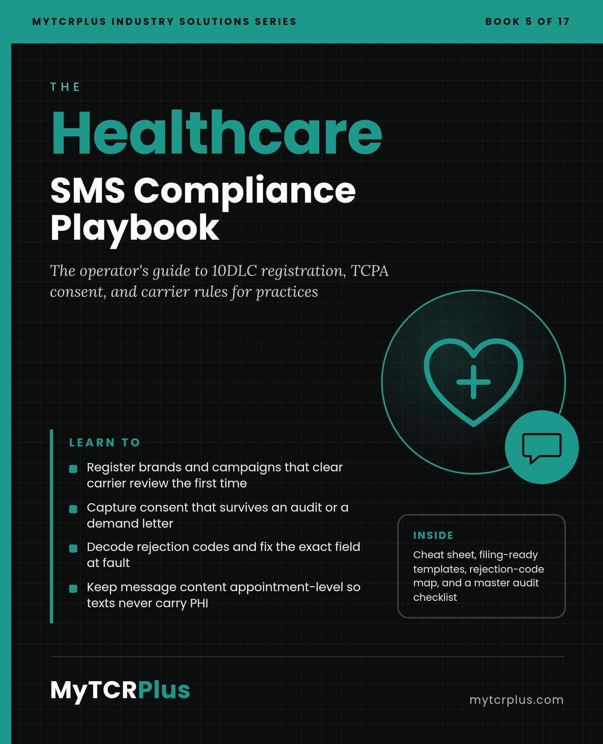 Healthcare SMS Compliance Playbook front cover