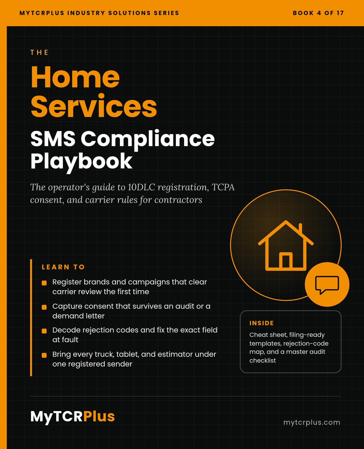 Home Services SMS Compliance Playbook front cover