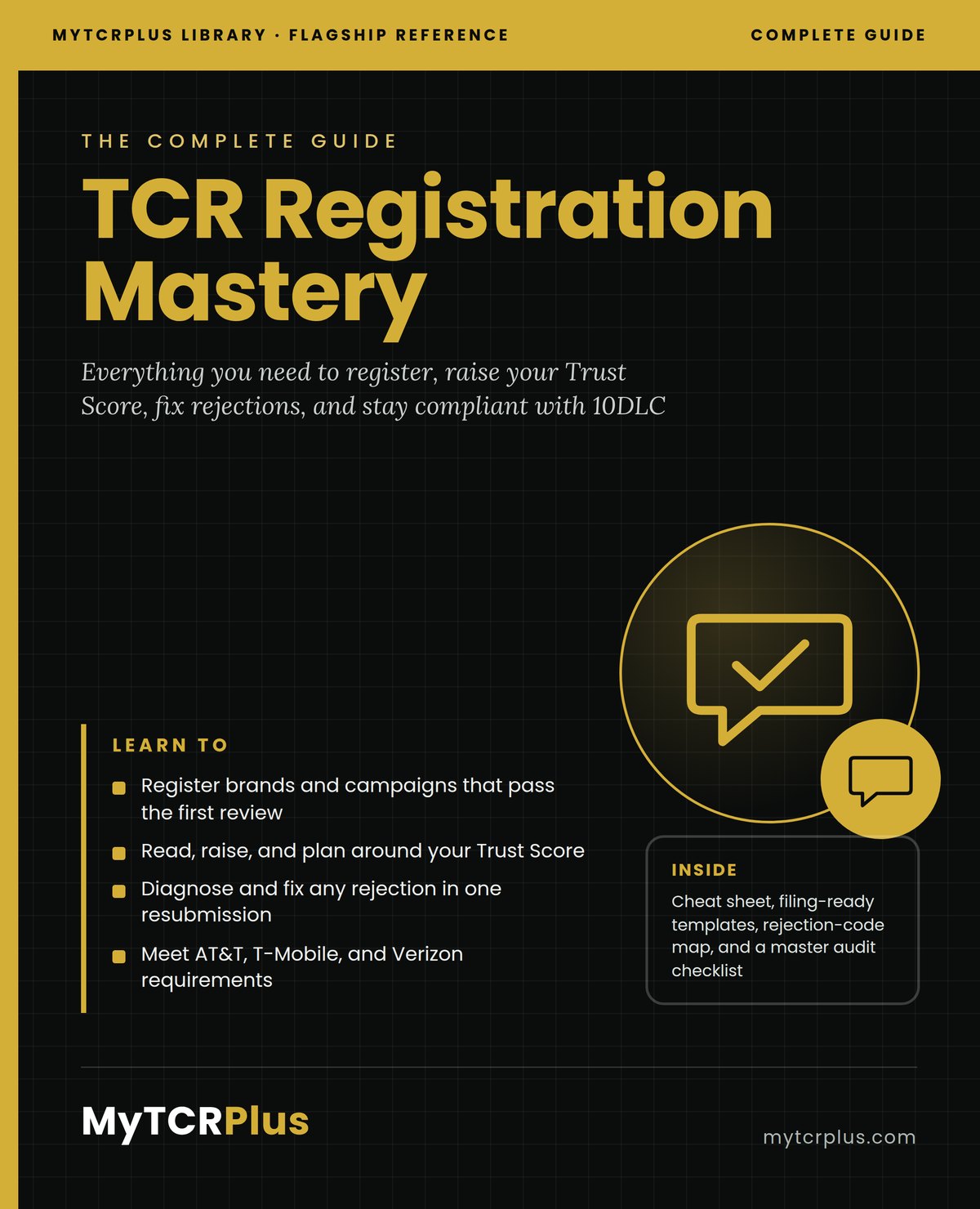 TCR Registration Mastery front cover