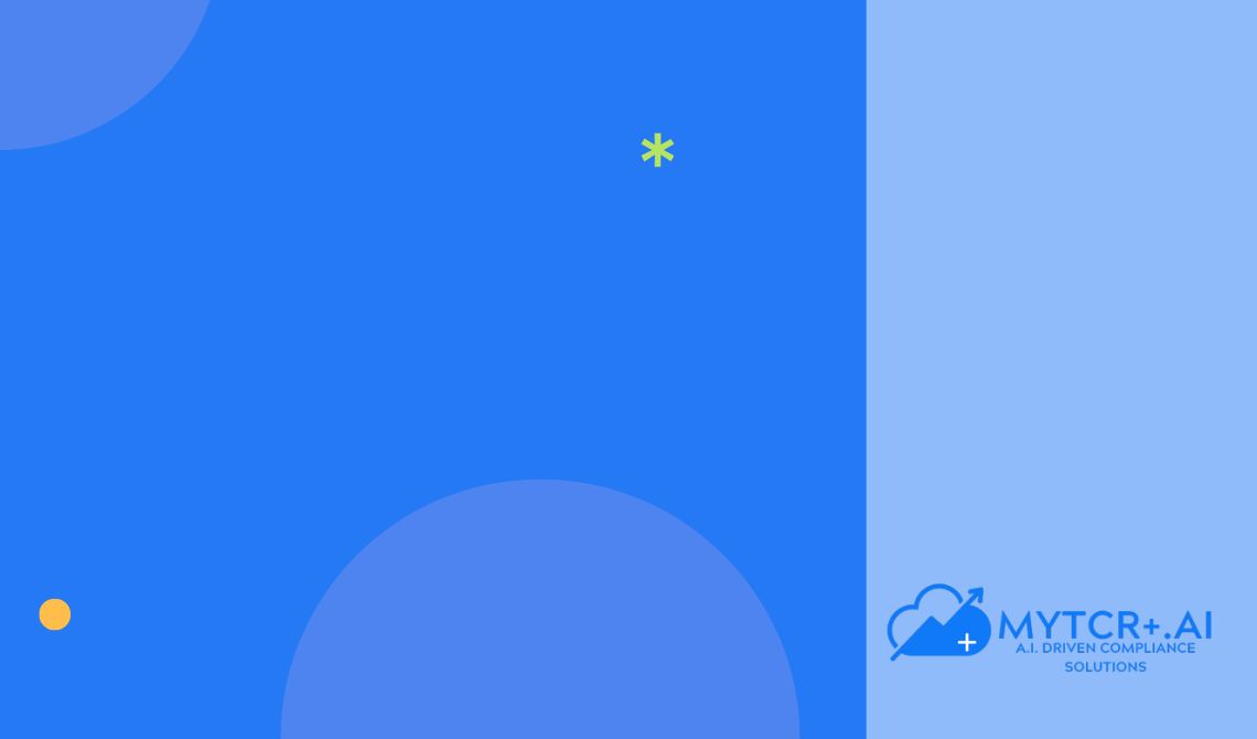 MyTCRPlus blog header image — stylized text “MyTCRPlus” over compliance / messaging visual theme