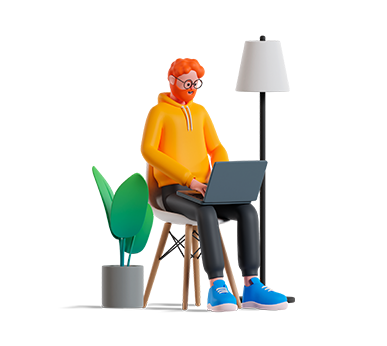 MyTCRPlus stylized 3D illustration of work environment with compliance and messaging themes