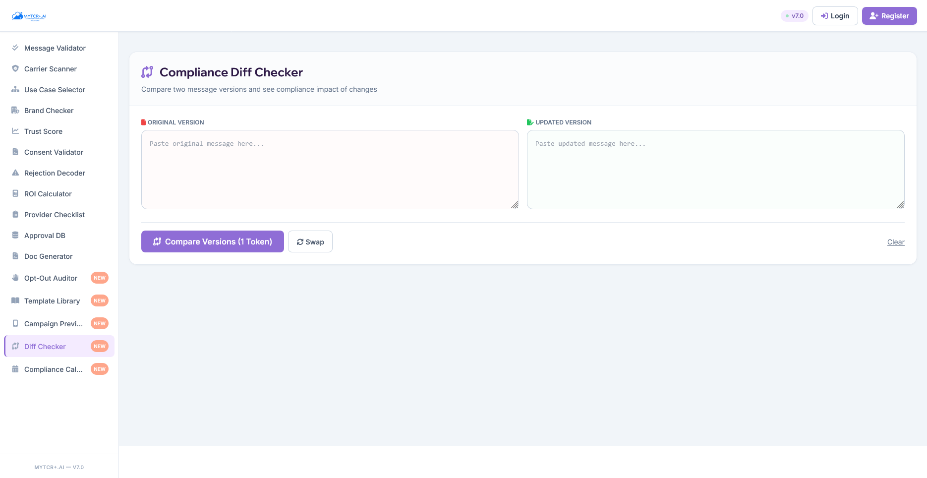 SMS Message Validator